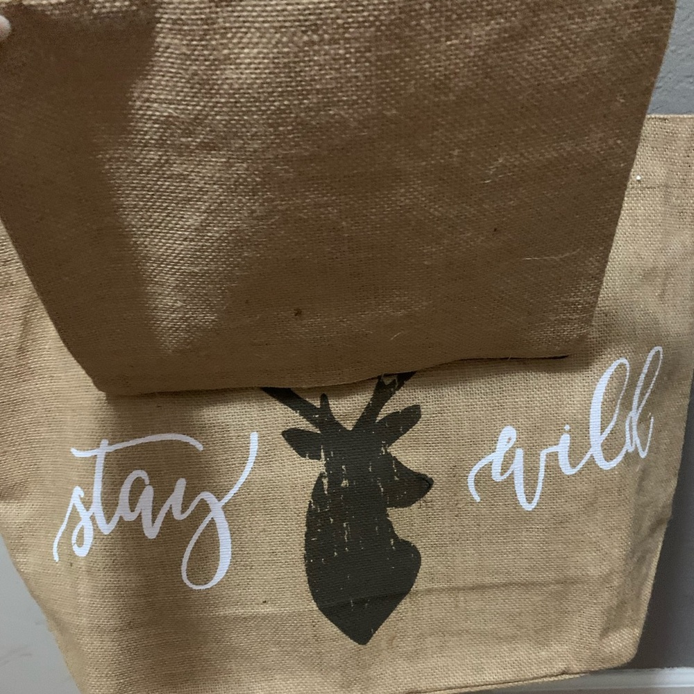 Stay wild tote